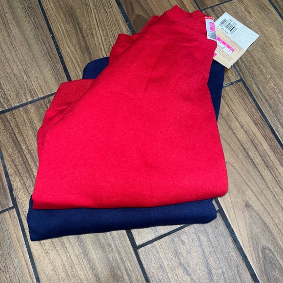 Hanes Her Way‎ Lot Dead Stock 90s Vintage Blue/red Crew Sweatshirt NWT CC - Picture 1 of 6